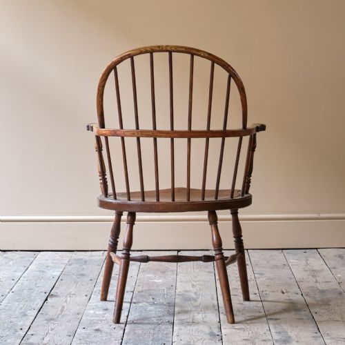 EARLY 20TH CENTURY HOOP BACK WINDSOR CHAIR - ADDITIONAL PHOTO 5