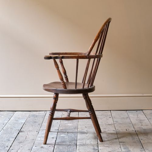 EARLY 20TH CENTURY HOOP BACK WINDSOR CHAIR - ADDITIONAL PHOTO 6