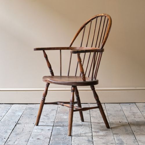 EARLY 20TH CENTURY HOOP BACK WINDSOR CHAIR - ADDITIONAL PHOTO 7