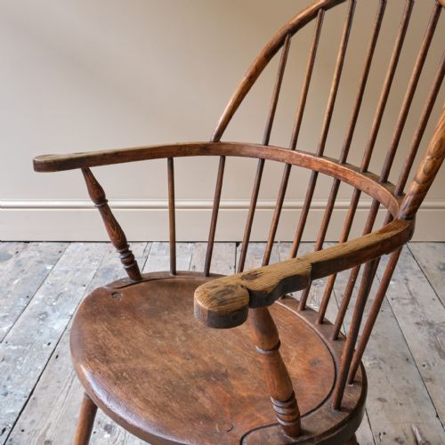 EARLY 20TH CENTURY HOOP BACK WINDSOR CHAIR - ADDITIONAL PHOTO 8