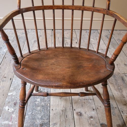 EARLY 20TH CENTURY HOOP BACK WINDSOR CHAIR - ADDITIONAL PHOTO 9