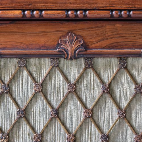 EARLY VICTORIAN ROSEWOOD CHIFFONIER BY HOLLAND SONS - ADDITIONAL PHOTO 3