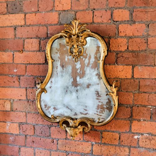 19TH CENTURY ITALIAN BAROQUE STYLE MIRROR - ADDITIONAL PHOTO 4