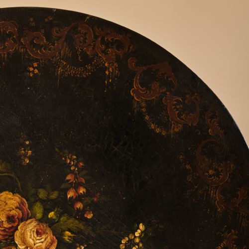 MID 19TH CENTURY JAPPANED TILT TOP TABLE - ADDITIONAL PHOTO 9