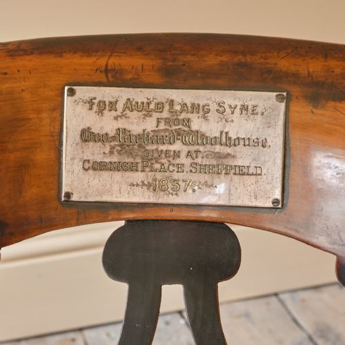 MID 19TH CENTURY DESK CHAIR C1857 - ADDITIONAL PHOTO 9