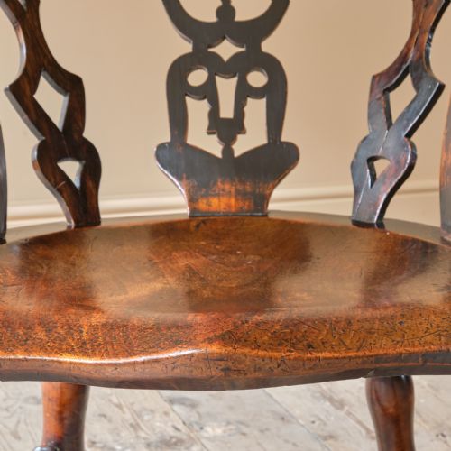 MID 19TH CENTURY DESK CHAIR C1857 - ADDITIONAL PHOTO 10