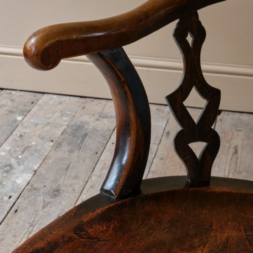 MID 19TH CENTURY DESK CHAIR C1857 - ADDITIONAL PHOTO 11