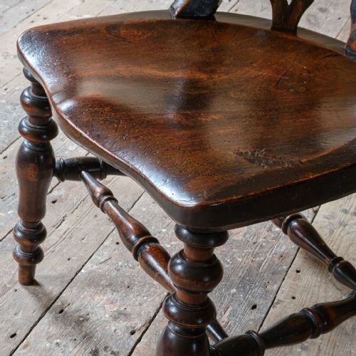 MID 19TH CENTURY DESK CHAIR C1857 - ADDITIONAL PHOTO 14