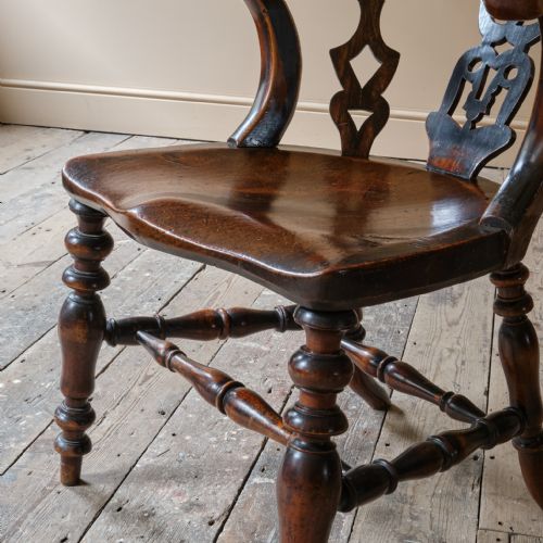 MID 19TH CENTURY DESK CHAIR C1857 - ADDITIONAL PHOTO 15
