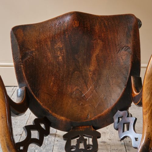 MID 19TH CENTURY DESK CHAIR C1857 - ADDITIONAL PHOTO 17