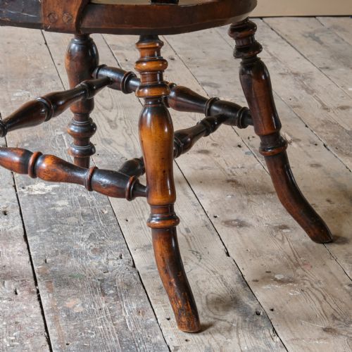 MID 19TH CENTURY DESK CHAIR C1857 - ADDITIONAL PHOTO 19