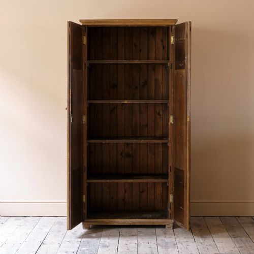19TH CENTURY HOUSE KEEPERS CUPBOARD IN ORIGINAL PAINT - ADDITIONAL PHOTO 5