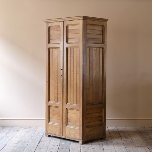 19TH CENTURY HOUSE KEEPERS CUPBOARD IN ORIGINAL PAINT - ADDITIONAL PHOTO 9