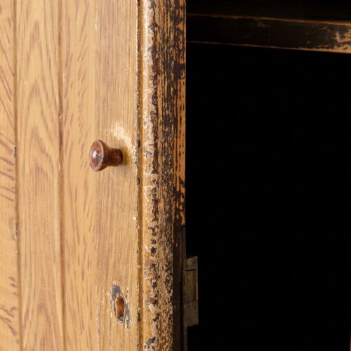 19TH CENTURY HOUSE KEEPERS CUPBOARD IN ORIGINAL PAINT - ADDITIONAL PHOTO 13