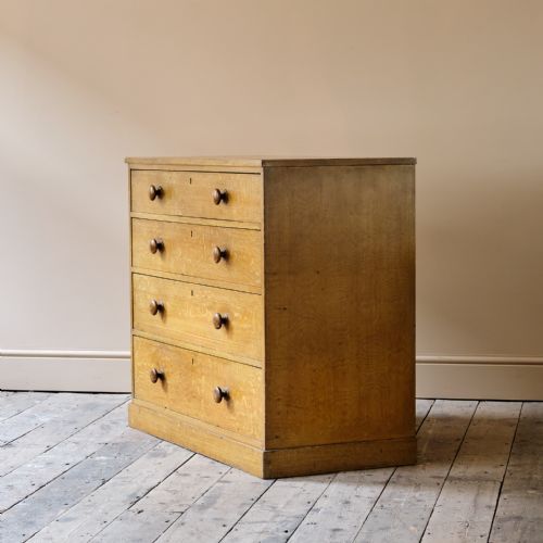MID 19TH CENTURY PINE CHEST OF DRAWERS IN ORIGINAL PAINT - ADDITIONAL PHOTO 8