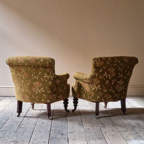 A PAIR OF COUNTRY HOUSE TUB CHAIRS - ADDITIONAL PHOTO 6
