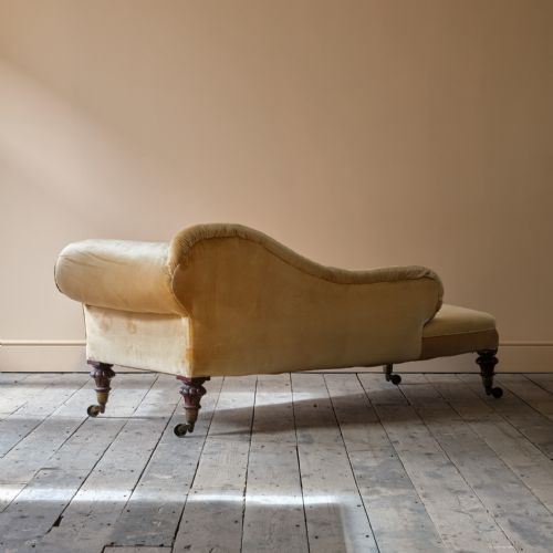 MID 19TH CENTURY COUNTRY HOUSE CHAISE LONGUE - ADDITIONAL PHOTO 1