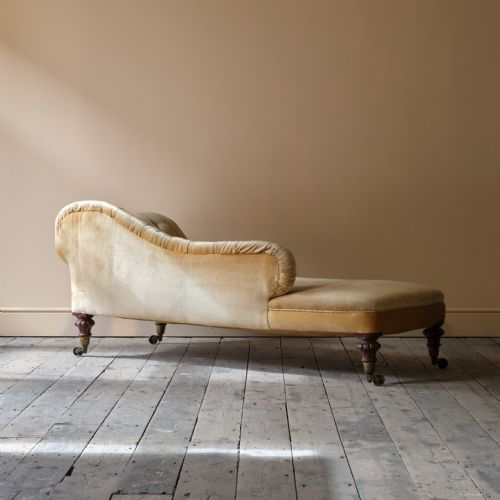 MID 19TH CENTURY COUNTRY HOUSE CHAISE LONGUE - ADDITIONAL PHOTO 2