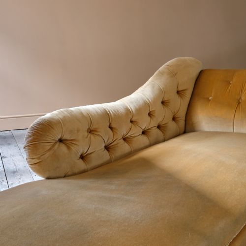 MID 19TH CENTURY COUNTRY HOUSE CHAISE LONGUE - ADDITIONAL PHOTO 6