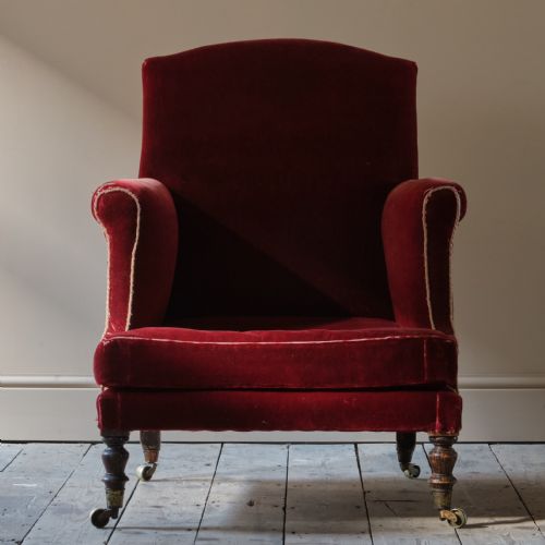 william iv deep seated country house armchair - CATEGORY: ANTIQUE CHAIRS - DATED 19TH CENTURY