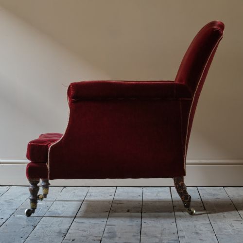 WILLIAM IV DEEP SEATED COUNTRY HOUSE ARMCHAIR - ADDITIONAL PHOTO 2