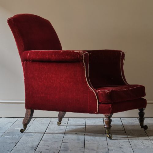 WILLIAM IV DEEP SEATED COUNTRY HOUSE ARMCHAIR - ADDITIONAL PHOTO 5