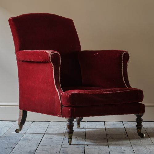 WILLIAM IV DEEP SEATED COUNTRY HOUSE ARMCHAIR - ADDITIONAL PHOTO 6