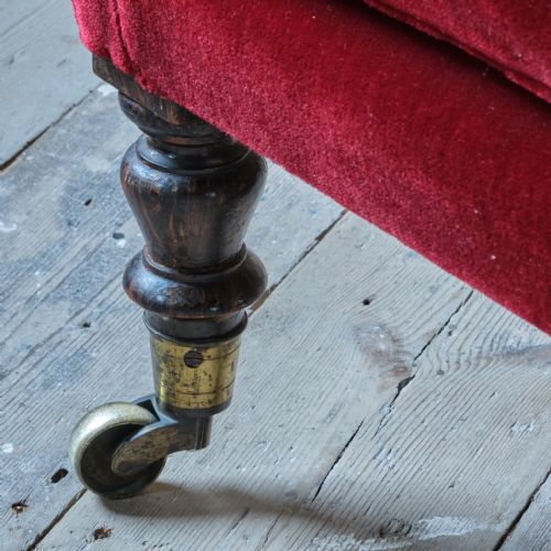WILLIAM IV DEEP SEATED COUNTRY HOUSE ARMCHAIR - ADDITIONAL PHOTO 9