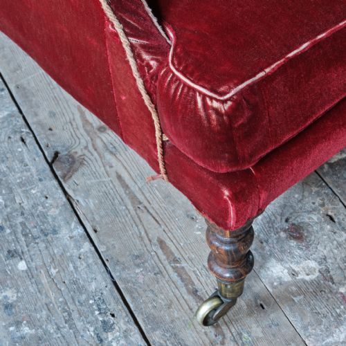 WILLIAM IV DEEP SEATED COUNTRY HOUSE ARMCHAIR - ADDITIONAL PHOTO 12