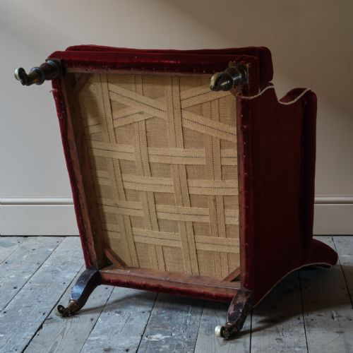 WILLIAM IV DEEP SEATED COUNTRY HOUSE ARMCHAIR - ADDITIONAL PHOTO 13