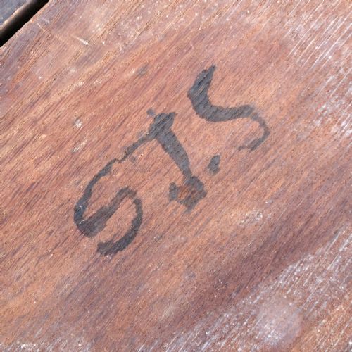 LARGE GEORGE III OAK CLERKS DESK - ADDITIONAL PHOTO 7