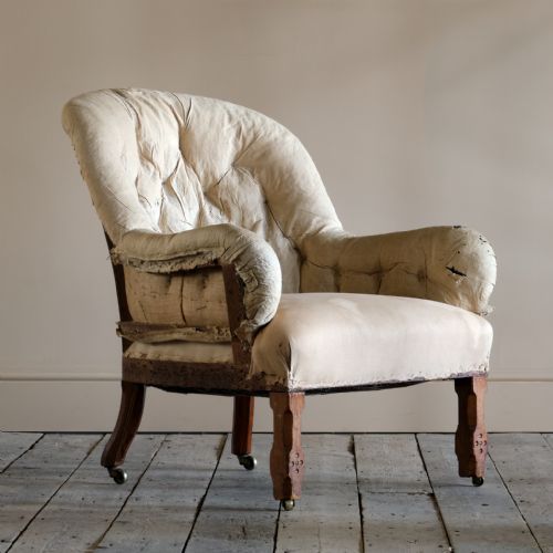 MID 19TH CENTURY ARMCHAIR ATTRIBUTED TO GILLOWS