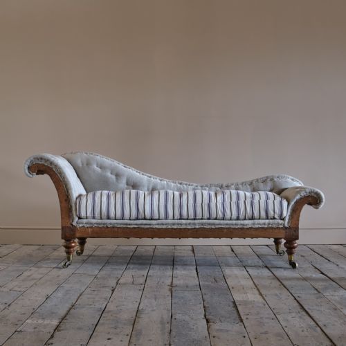 fig 1. Hindley & Sons Chaise Longue Sofa c1860