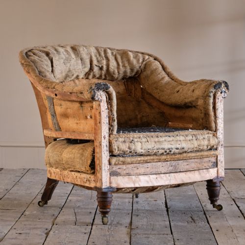 LATE 19TH CENTURY HOWARD STYLE ARMCHAIR - ADDITIONAL PHOTO 1
