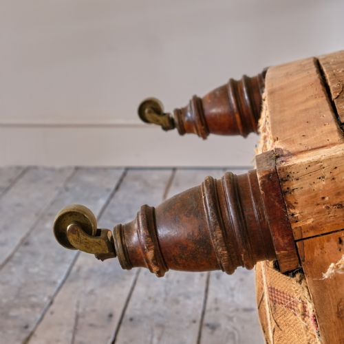 LATE 19TH CENTURY HOWARD STYLE ARMCHAIR - ADDITIONAL PHOTO 8