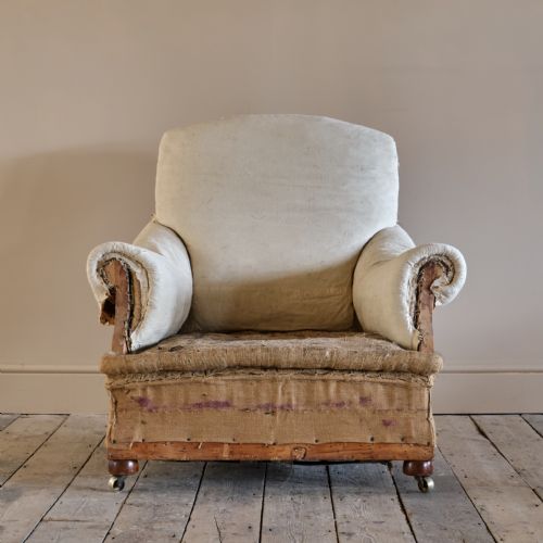 LARGE COUNTRY HOUSE ARMCHAIR - ADDITIONAL PHOTO 1