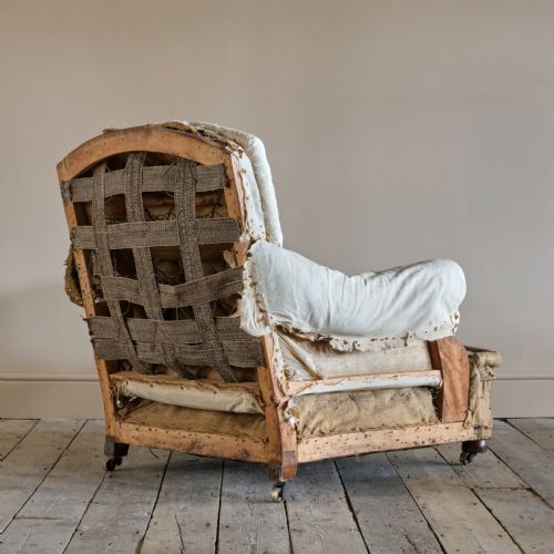 LARGE COUNTRY HOUSE ARMCHAIR - ADDITIONAL PHOTO 3