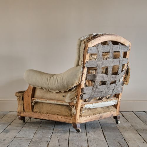 LARGE COUNTRY HOUSE ARMCHAIR - ADDITIONAL PHOTO 5