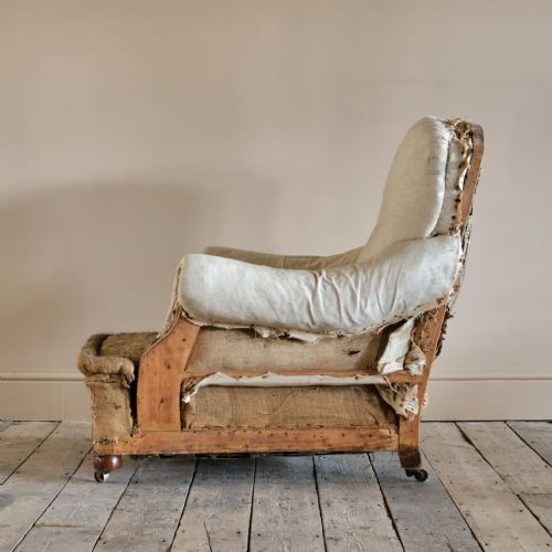 LARGE COUNTRY HOUSE ARMCHAIR - ADDITIONAL PHOTO 6