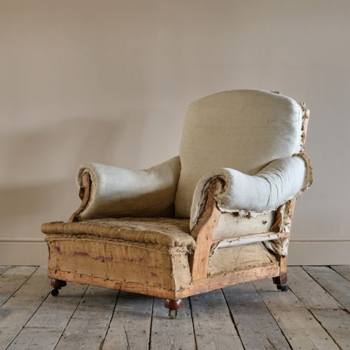 LARGE COUNTRY HOUSE ARMCHAIR - ADDITIONAL PHOTO 7