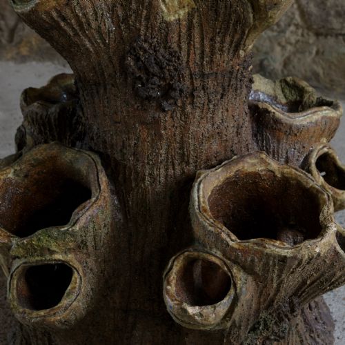 19TH CENTURY FAUX BOIS STRAWBERRY PLANTER - ADDITIONAL PHOTO 4