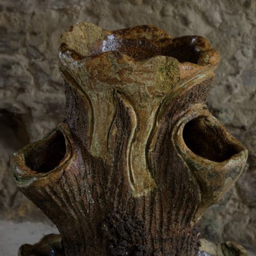 19TH CENTURY FAUX BOIS STRAWBERRY PLANTER - ADDITIONAL PHOTO 6