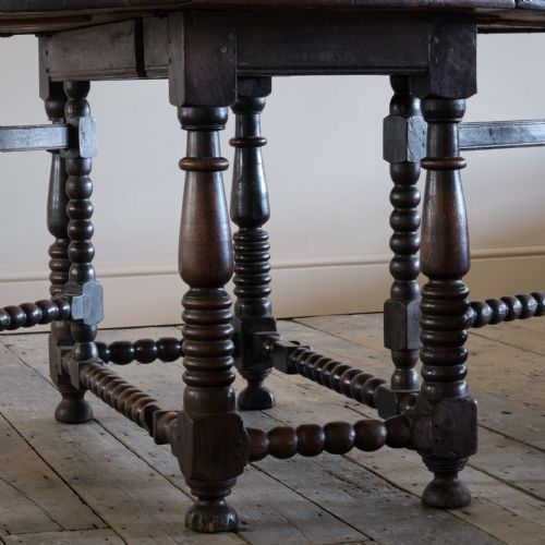 17TH CENTURY BOBBIN TURNED GATELEG TABLE - ADDITIONAL PHOTO 3