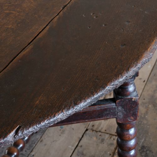 17TH CENTURY BOBBIN TURNED GATELEG TABLE - ADDITIONAL PHOTO 8