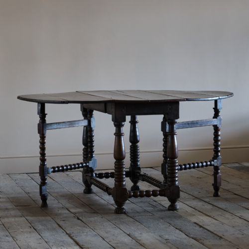 17TH CENTURY BOBBIN TURNED GATELEG TABLE - ADDITIONAL PHOTO 13