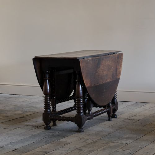 17TH CENTURY BOBBIN TURNED GATELEG TABLE - ADDITIONAL PHOTO 16