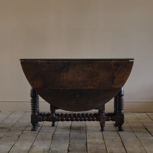 17TH CENTURY BOBBIN TURNED GATELEG TABLE - ADDITIONAL PHOTO 17