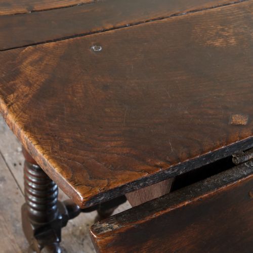 17TH CENTURY BOBBIN TURNED GATELEG TABLE - ADDITIONAL PHOTO 21