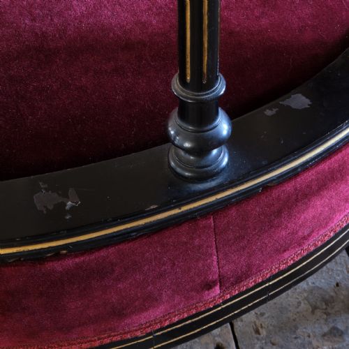 GILLOWS AESTHETIC MOVEMENT OPEN ARMCHAIR - ADDITIONAL PHOTO 10