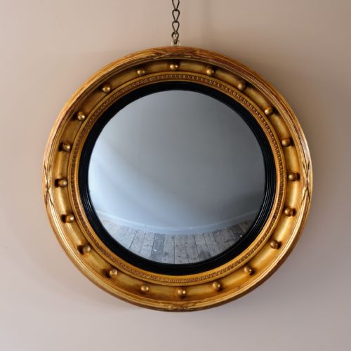 LATE 19TH CENTURY CONVEX MIRROR